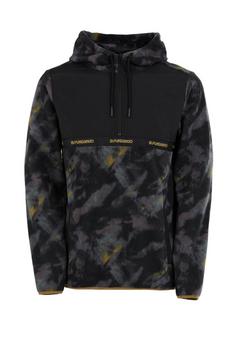 FUNDANGO Exodus Hybrid Fleecejacke Herren moor