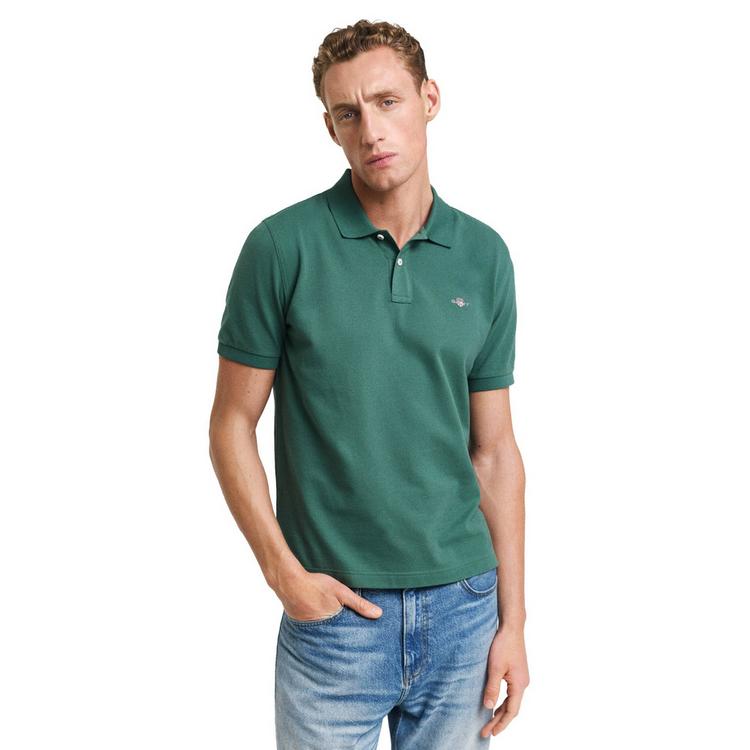 GANT GANT Poloshirt Poloshirt Herren - Gr&uuml;n (Woody) - 1 | SportScheck