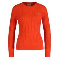 GANT Strickpullover Strickpullover Damen - Orangerot