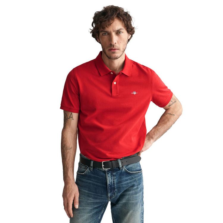GANT GANT Poloshirt Poloshirt Herren - Rot (Ruby) - 1 | SportScheck