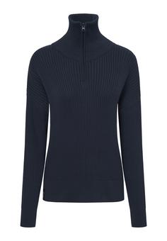 Derbe Matrosenplünn Strickpullover Damen navy