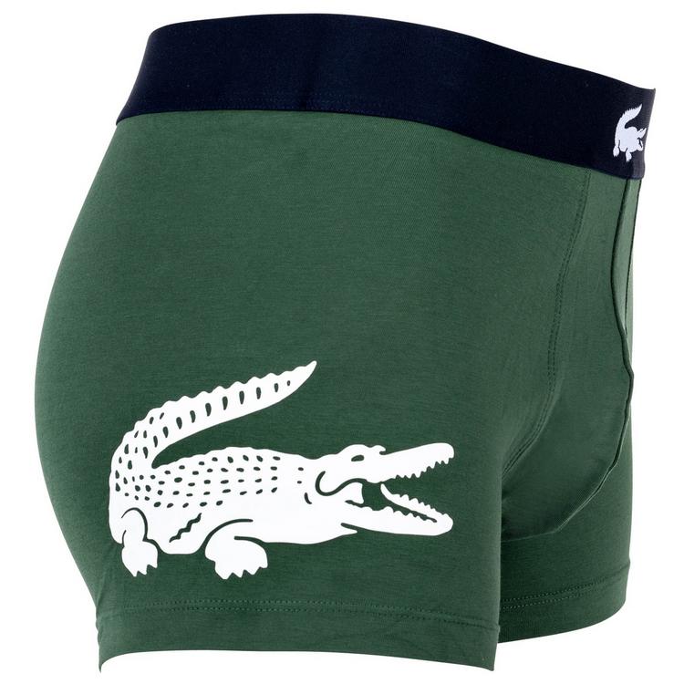 Lacoste Lacoste Boxershort Unterhose Herren - Dunkelblau/Grau/Gr&uuml;n/Wei&szlig; - 12 | SportScheck