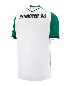 Rückansicht von macron Hannover 96 Trikot 3rd 2024/2025 Fußballtrikot weiss