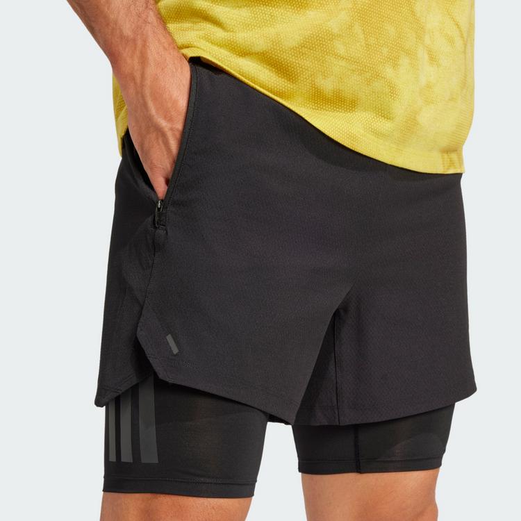 adidas adidas 2-in-1 PrimeLift Shorts Funktionsshorts Herren - Black / Carbon - 1 | SportScheck