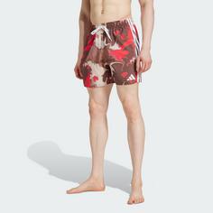 Rückansicht von adidas Tie-Dye 5-Inch Badeshorts Badeshorts Herren Preloved Ruby