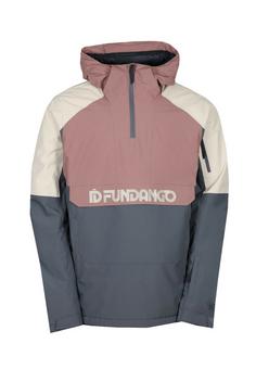 FUNDANGO Burnaby Logo Anorak Skijacke Herren plum