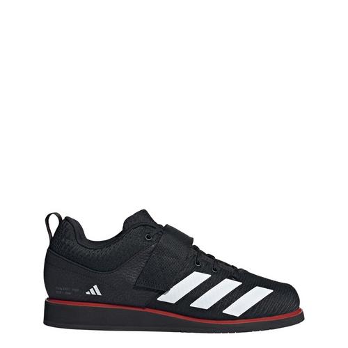 Rückansicht von adidas Powerlift 5 Gewichtheberschuh Fitnessschuhe Core Black / Cloud White / Pure Ruby