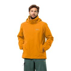 Rückansicht von Jack Wolfskin STORMY POINT 2L JKT M Funktionsjacke Herren safflower