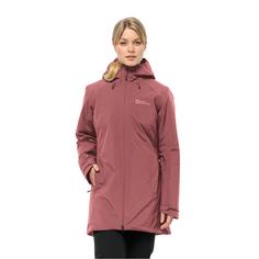 Rückansicht von Jack Wolfskin HEIDELSTEIN INS JKT W Funktionsmantel Damen red ochre