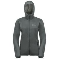 Jack Wolfskin WINDHAIN HOODY W Softshelljacke Damen - slate green