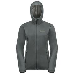 Jack Wolfskin WINDHAIN HOODY W Softshelljacke Damen slate green