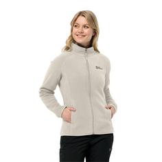 Rückansicht von Jack Wolfskin MOONRISE FZ W Fleecejacke Damen seal