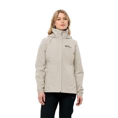 Rückansicht von Jack Wolfskin STORMY POINT 2L JKT W Funktionsjacke Damen seal