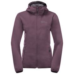 Jack Wolfskin WINDHAIN HOODY W Softshelljacke Damen midnight plum