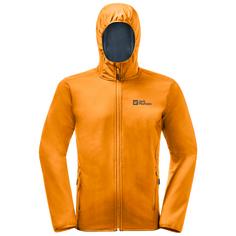 Jack Wolfskin BORNBERG HOODY M Softshelljacke Herren safflower