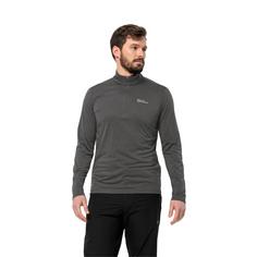 Rückansicht von Jack Wolfskin SKY THERMAL HZ M Funktionsshirt Herren slate