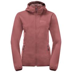 Jack Wolfskin WINDHAIN HOODY W Softshelljacke Damen red ochre