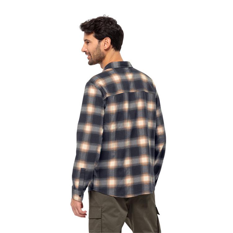 Jack Wolfskin Jack Wolfskin WANDERWEG SHIRT M Langarmhemd Herren - dark navy - 1 | SportScheck