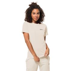 Rückansicht von Jack Wolfskin ESSENTIAL T W Funktionsshirt Damen panna cotta