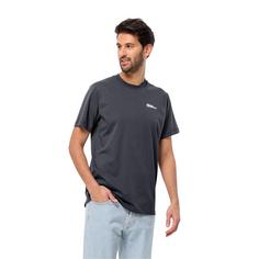 Rückansicht von Jack Wolfskin ESSENTIAL T M T-Shirt Herren dark navy