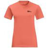 Jack Wolfskin ESSENTIAL T W Funktionsshirt Damen - warm amber