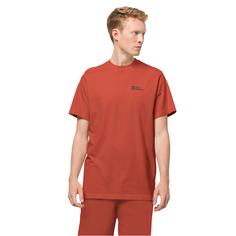 Rückansicht von Jack Wolfskin ESSENTIAL T M Langarmshirt Herren intense rust