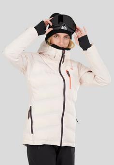 Rückansicht von FUNDANGO Pumila Padded Skijacke Damen powder