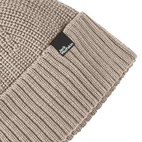 Rückansicht von Jack Wolfskin SCHWANSEE BEANIE W Beanie Damen panna cotta