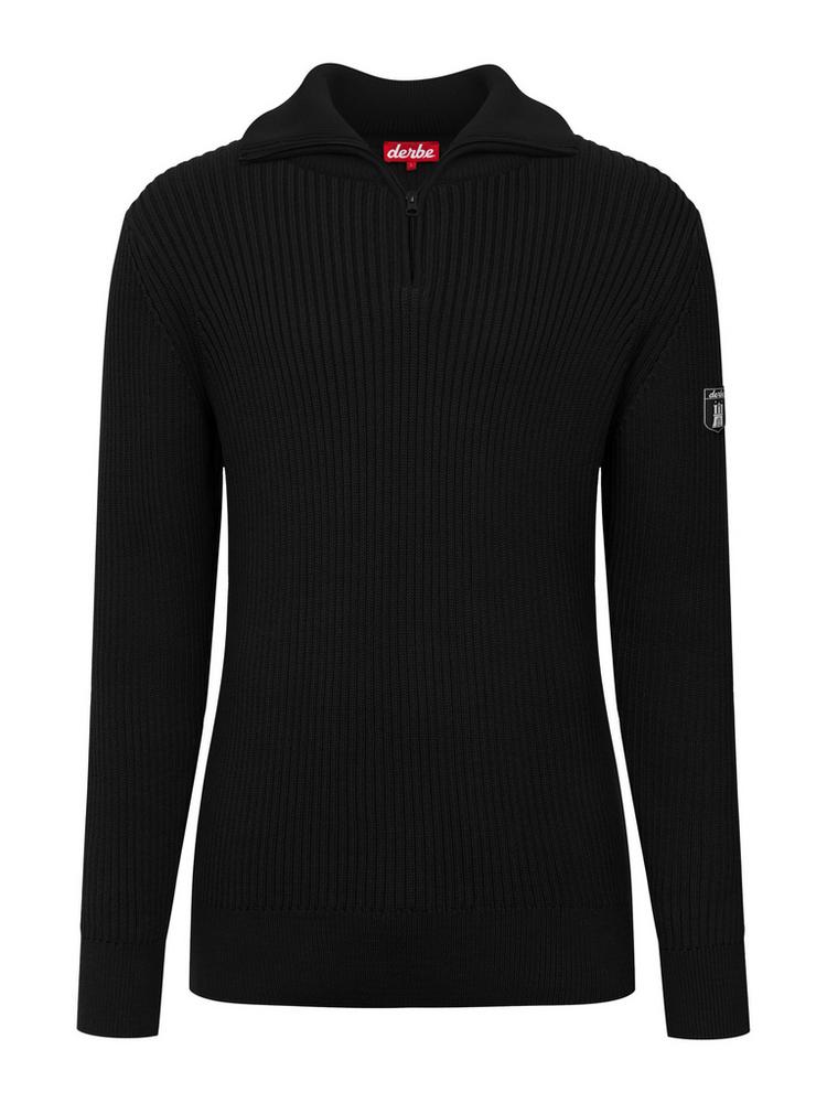 Derbe Derbe Matrosenpl&uuml;nn Strickpullover Herren - schwarz - 0 | SportScheck