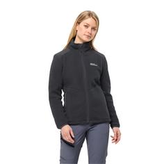 Rückansicht von Jack Wolfskin KAMMWEG PILE FZ W Fleecejacke Damen phantom