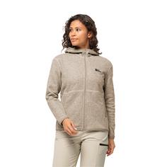 Rückansicht von Jack Wolfskin TANNENSPUR JKT W Fleecejacke Damen anis