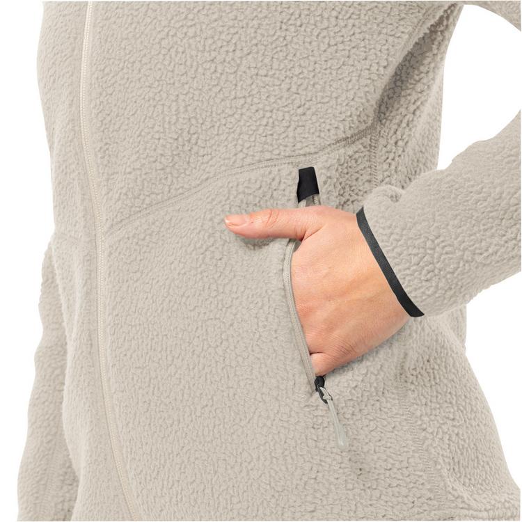 Jack Wolfskin Jack Wolfskin KAMMWEG PILE FZ W Fleecejacke Damen - seal - 2 | SportScheck