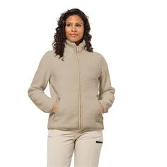 Rückansicht von Jack Wolfskin HIGH CURL JACKET W Fleecejacke Damen anis