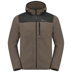 Jack Wolfskin KAMMWEG PILE FZ M Fleecejacke Herren cold coffee