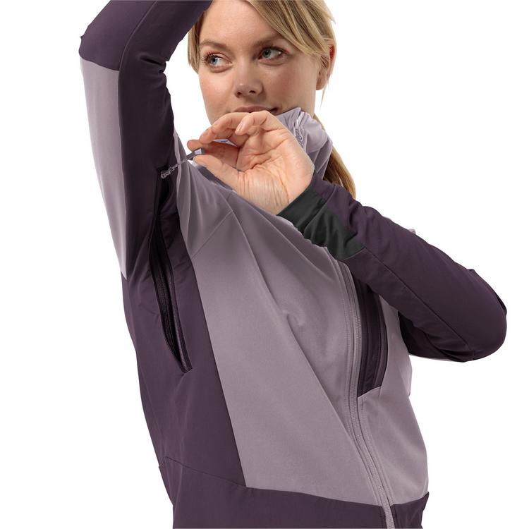 Jack Wolfskin Jack Wolfskin ALPSPITZE HOODY W Softshelljacke Damen - wild blossom - 4 | SportScheck