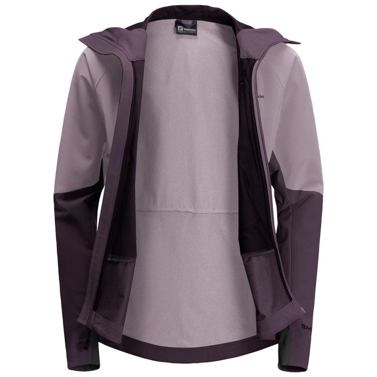 Jack Wolfskin Jack Wolfskin ALPSPITZE HOODY W Softshelljacke Damen - wild blossom - 1 | SportScheck