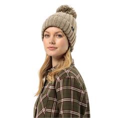 Rückansicht von Jack Wolfskin HIGHLOFT KNIT BEANIE W Beanie Damen anis