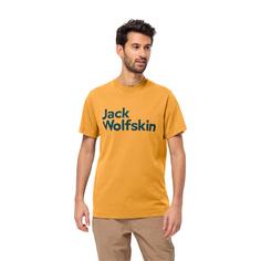 Rückansicht von Jack Wolfskin BRAND T M Langarmshirt Herren mustard