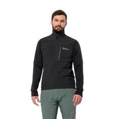 Rückansicht von Jack Wolfskin ALPSPITZE VEST M Outdoorweste Herren black