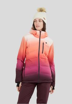 Rückansicht von FUNDANGO Pumila Padded Skijacke Damen sugar coral