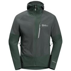 Jack Wolfskin ALPSPITZE HOODY M Funktionsjacke Herren slate green