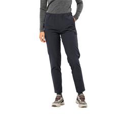 Rückansicht von Jack Wolfskin BIKE COMMUTE WI PANTS W Fahrradhose Damen dark navy