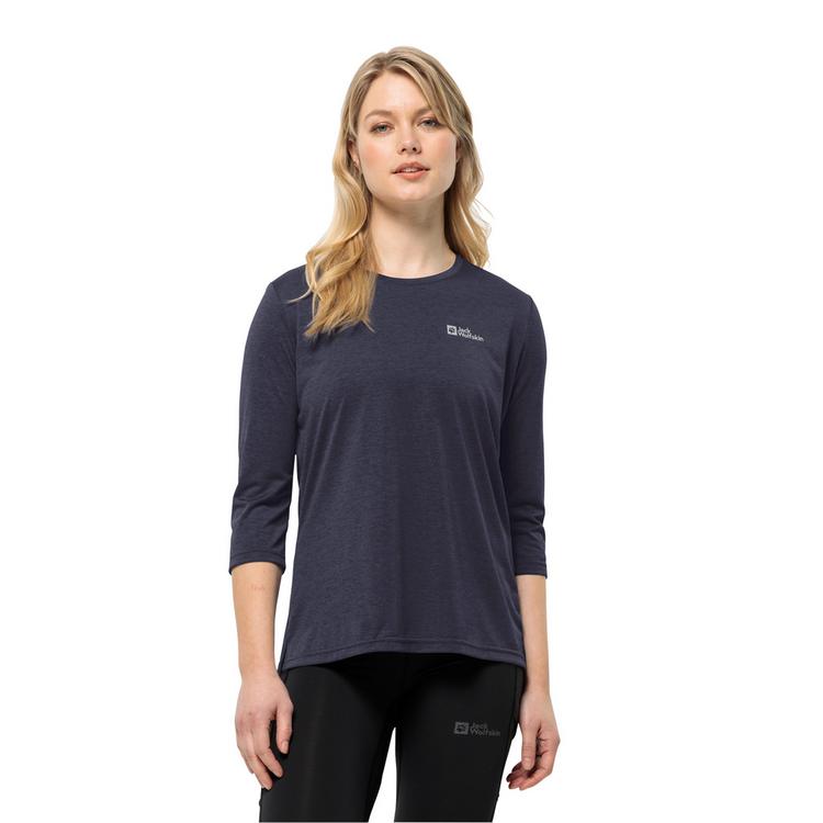Jack Wolfskin Jack Wolfskin CROSSTRAIL 3/4 T W Funktionsshirt Damen - graphite - 0 | SportScheck
