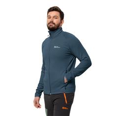 Rückansicht von Jack Wolfskin BAISELBERG FZ M Fleecejacke Herren midnight sky