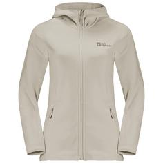 Jack Wolfskin BAISELBERG HOODED FZ W Fleecejacke Damen seal