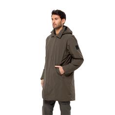 Rückansicht von Jack Wolfskin KOENIGSBAU COAT M Parka Herren cold coffee