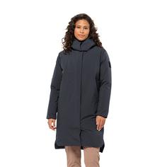 Rückansicht von Jack Wolfskin LUISENPLATZ COAT W Daunenmantel Damen dark navy