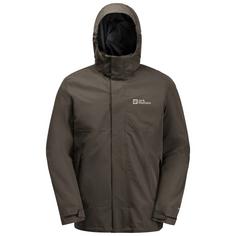 Jack Wolfskin LUNTAL 3IN1 JKT M Doppeljacke Herren cold coffee