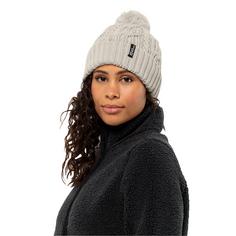 Rückansicht von Jack Wolfskin POMPOM BEANIE Stirnband seal