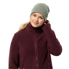 Rückansicht von Jack Wolfskin RIB BEANIE Stirnband mint leaf